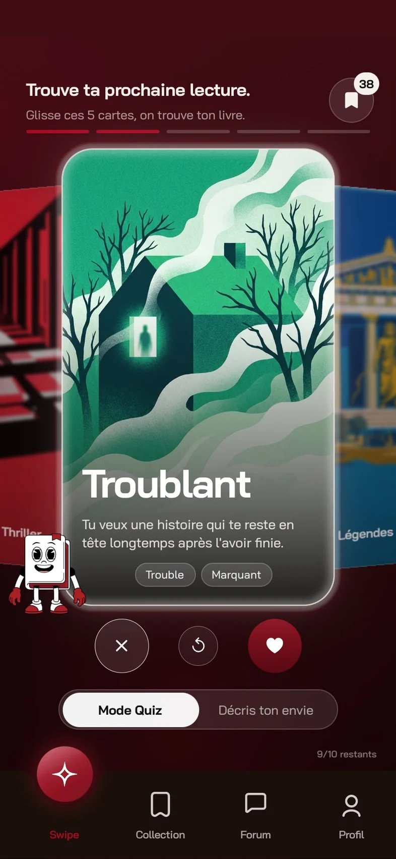 BOOXS, le Swipe refait&nbsp;: une grande carte illustrée et Pagino.