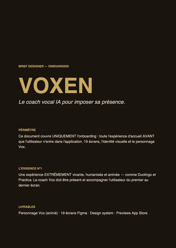 La couverture du brief&nbsp;: «&nbsp;Le coach vocal IA pour imposer sa présence&nbsp;».